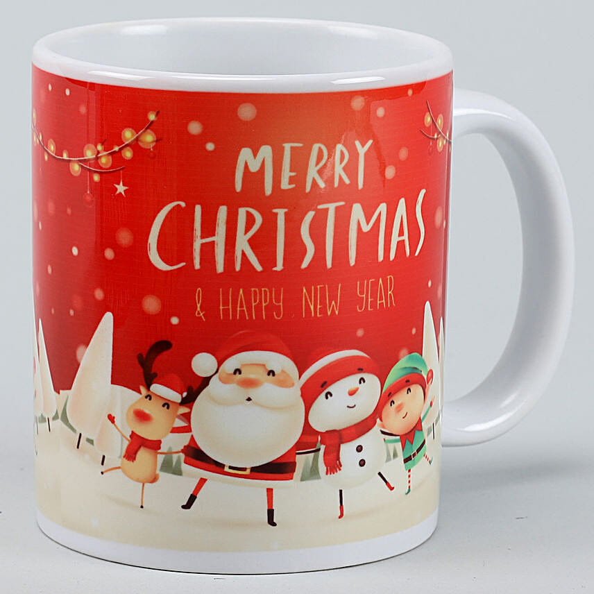 Festive Merry Christmas Mug Hand Delivery