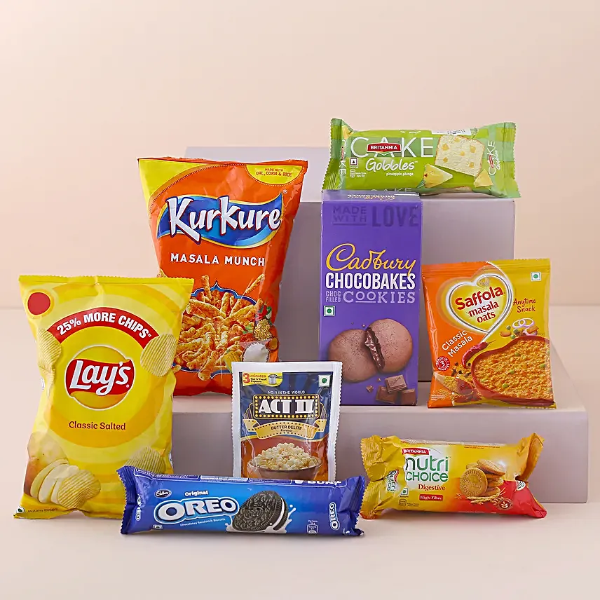 Festive Special Munchies Gift Basket
