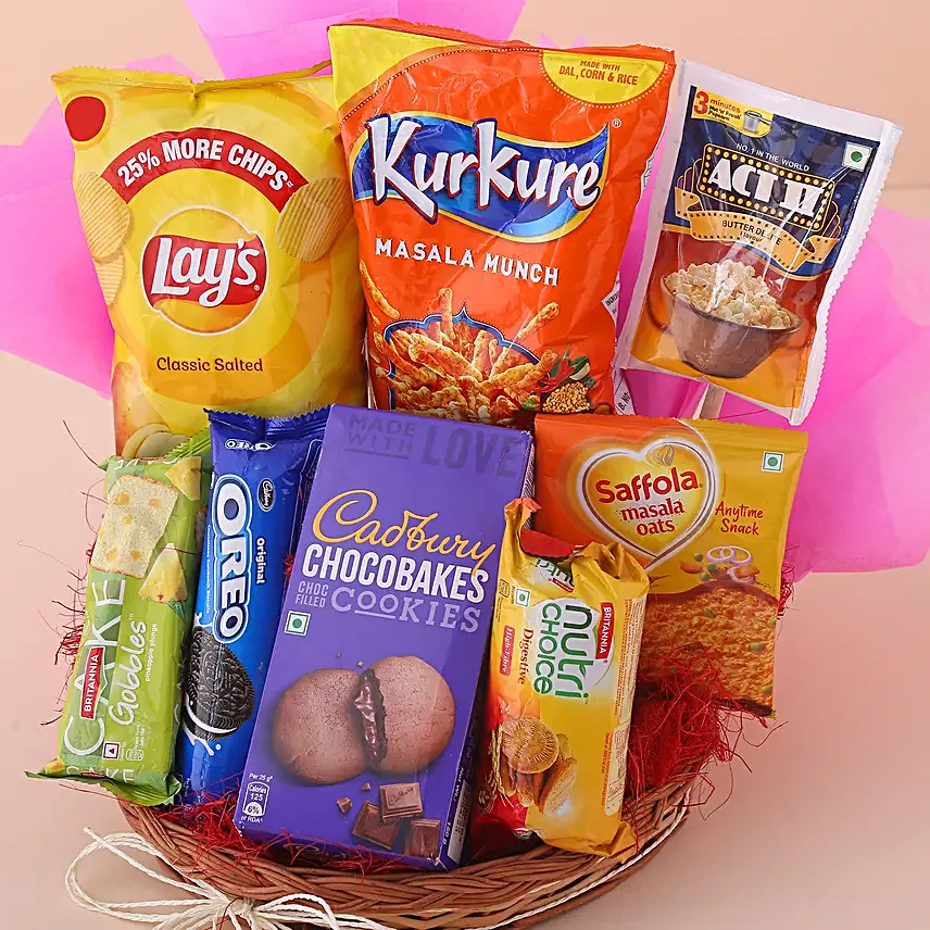 Festive Special Munchies Gift Basket