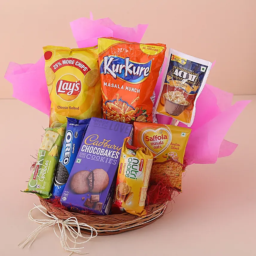 Festive Special Munchies Gift Basket