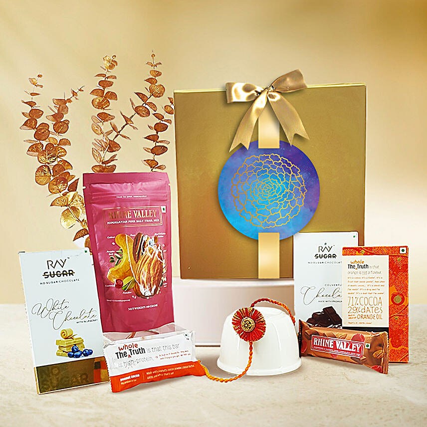 Fitness Lover Sibling Rakhi Hamper
