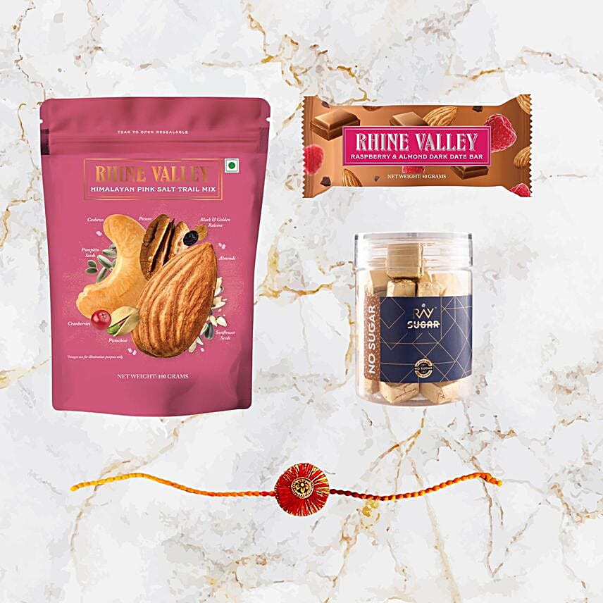 Fitness Lover Sibling Rakhi Hamper