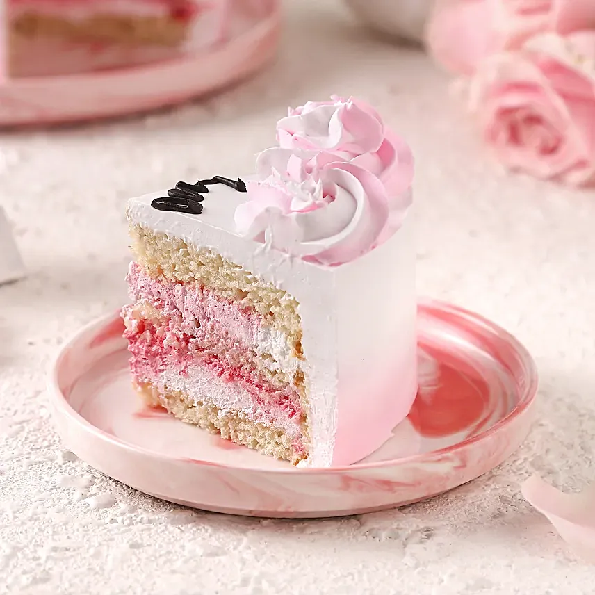 Flavourful White Forest Cake Half Kg