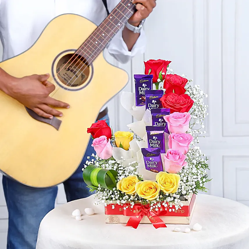 Floral Chocolatey Wishes With Guitarist 10 to 15 Min