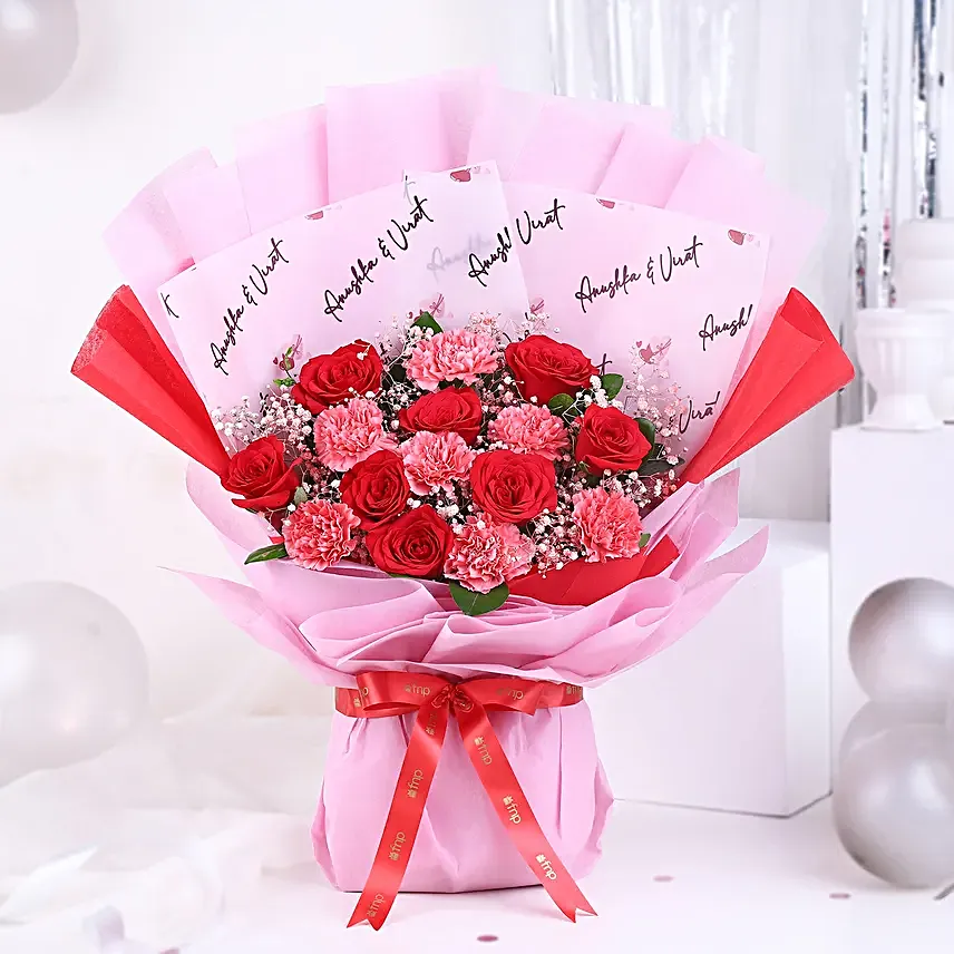 Floral Symphony of Couple Love