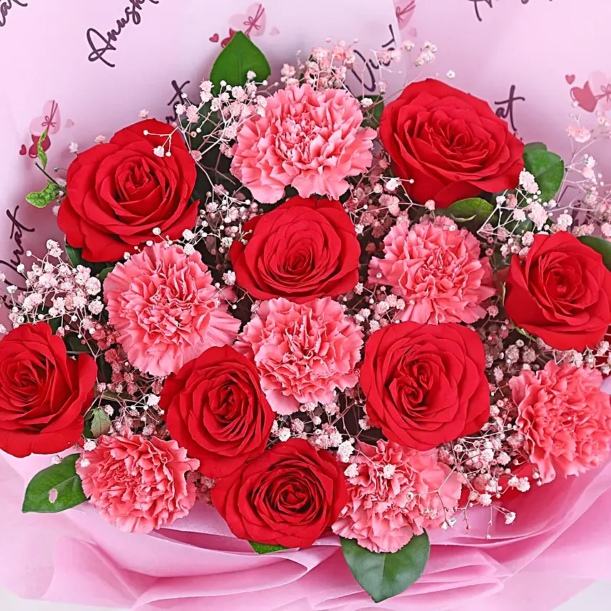 Floral Symphony of Couple Love