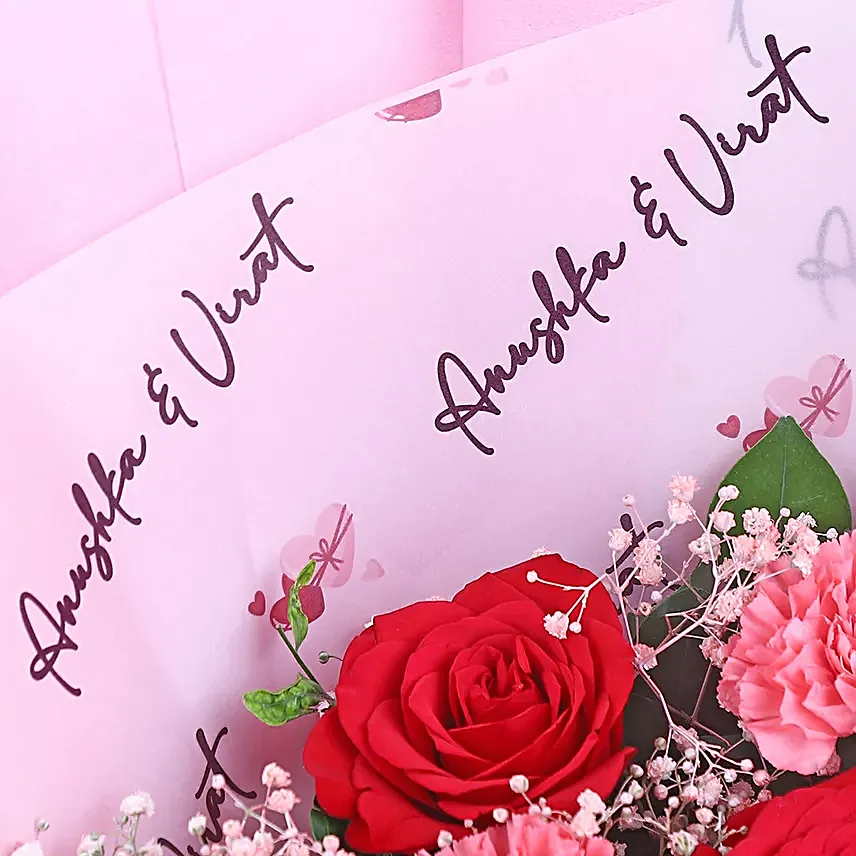 Floral Symphony of Couple Love
