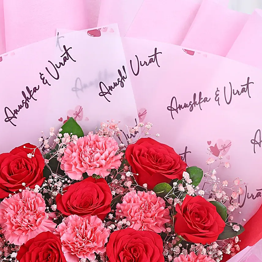 Floral Symphony of Couple Love