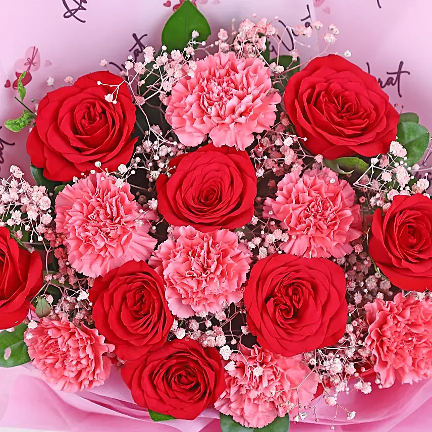 Floral Symphony of Couple Love
