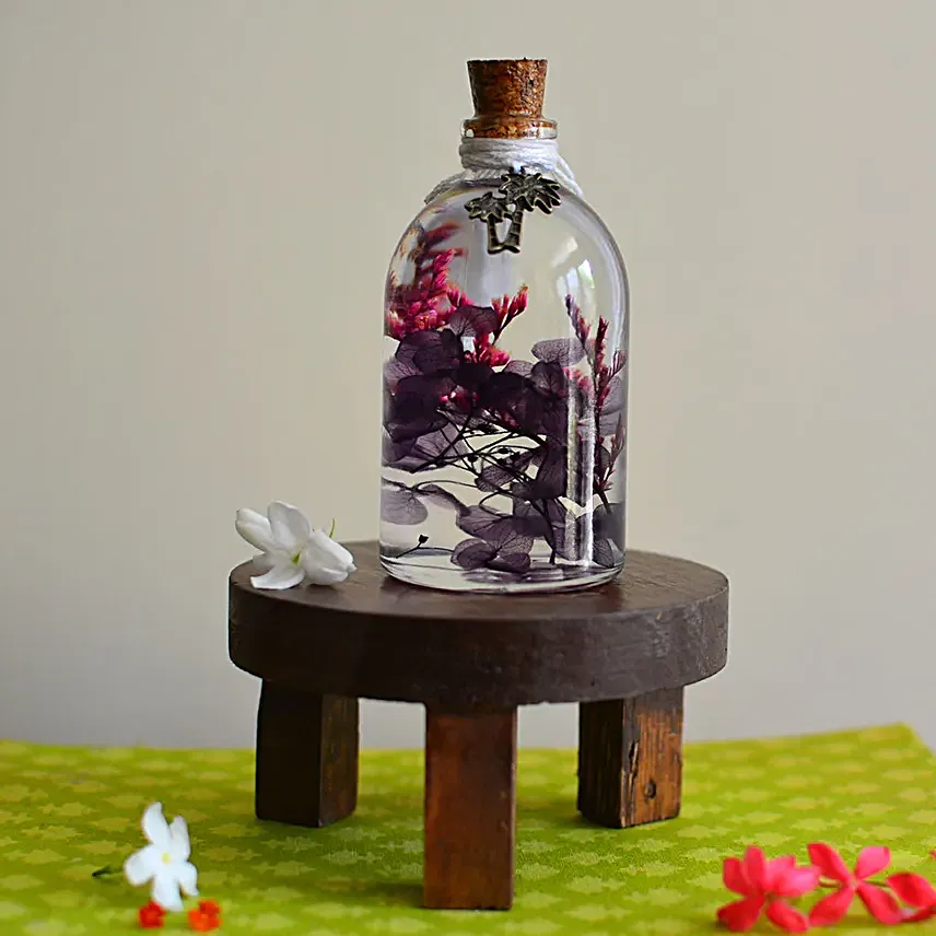 Flower Tabletop with Blushing Mauves