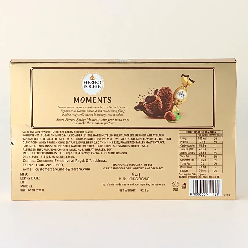 For Mother Table Top Ferrero Rocher Moments