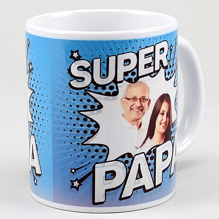 Forever Hero Papa Mug Table Top