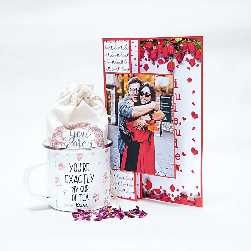 Forever Yours Valentine Love Basket