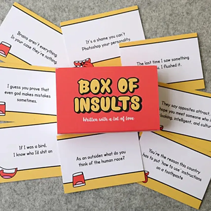 Friendship Day Fun Box of Insults