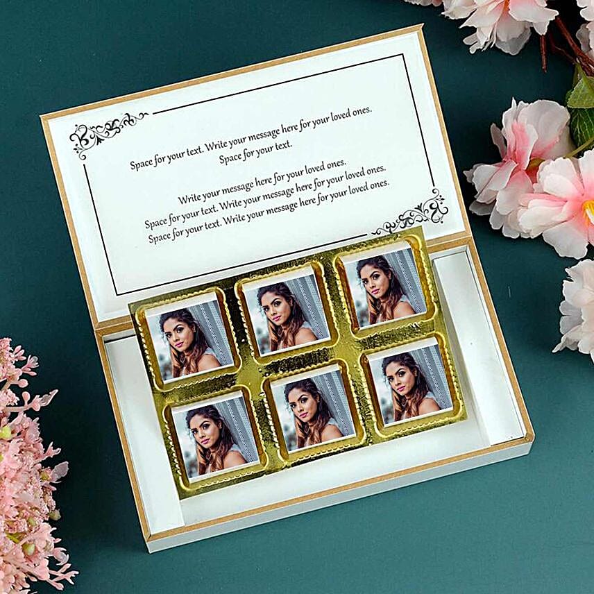 Friendship Day Greetings Personalised Chocolate Box