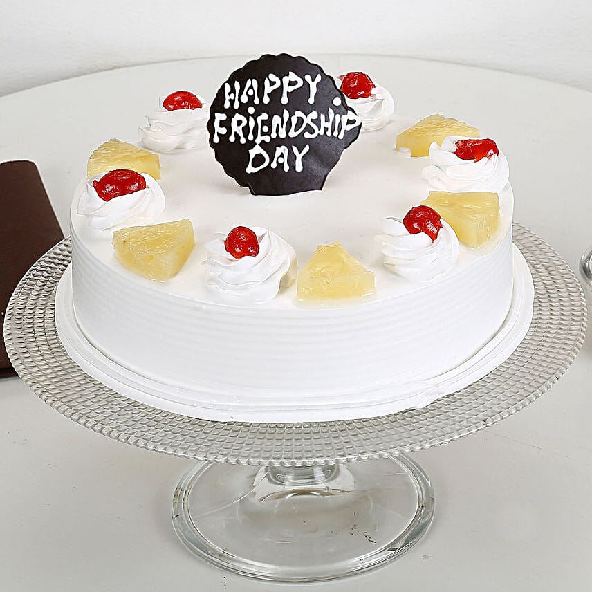 Friendship Day Pineapple Cake Half kg