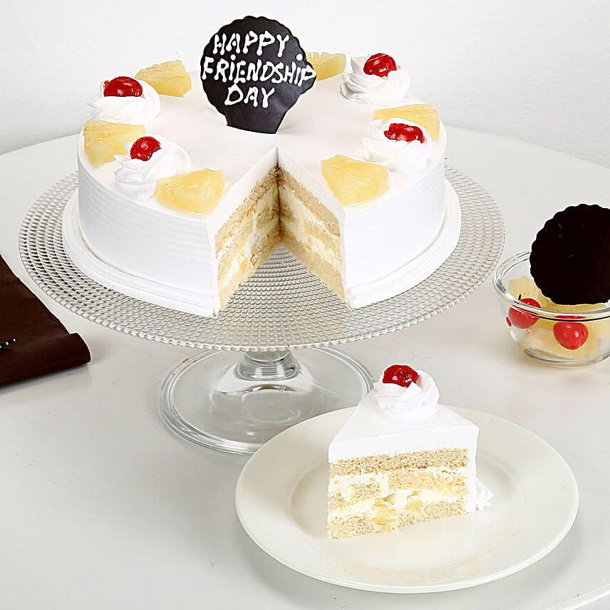 Friendship Day Pineapple Cake Half kg