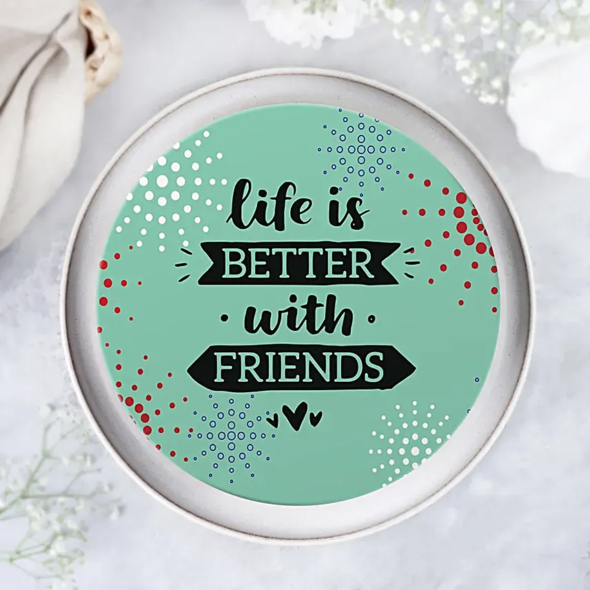 Friendship Day Special Chocolates Cake Half Kg