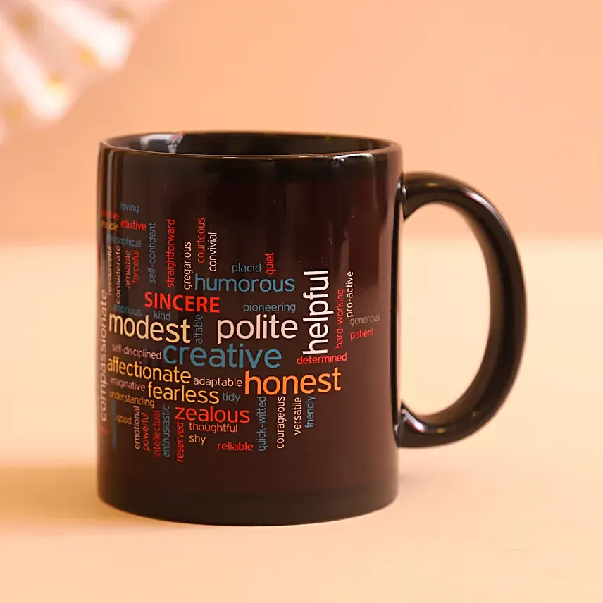 Full Of Qualities Personalised Mugs