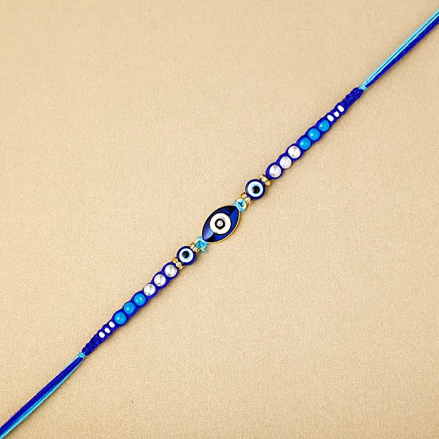 Galactic Blue Protector Evil Eye Rakhi
