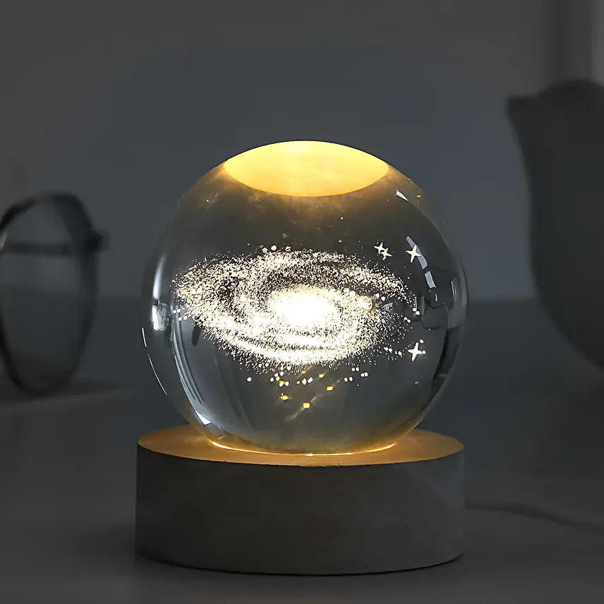 Galaxy Crystal Ball Night Lamp