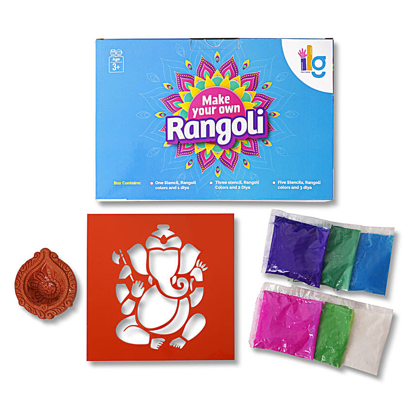 Ganesh Ji Blessings Diwali DIY Rangoli Kit