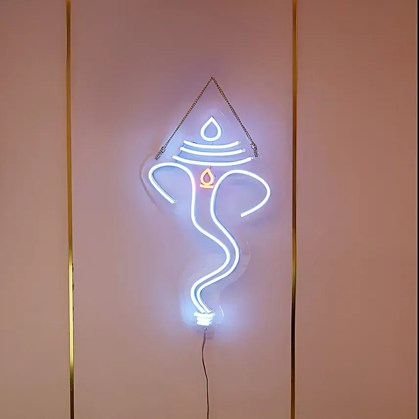 Ganesha Face LED Neon Light