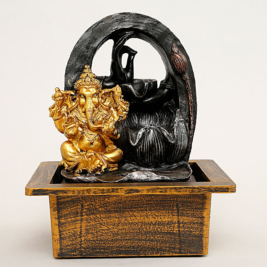 Ganesha Fountain Golden