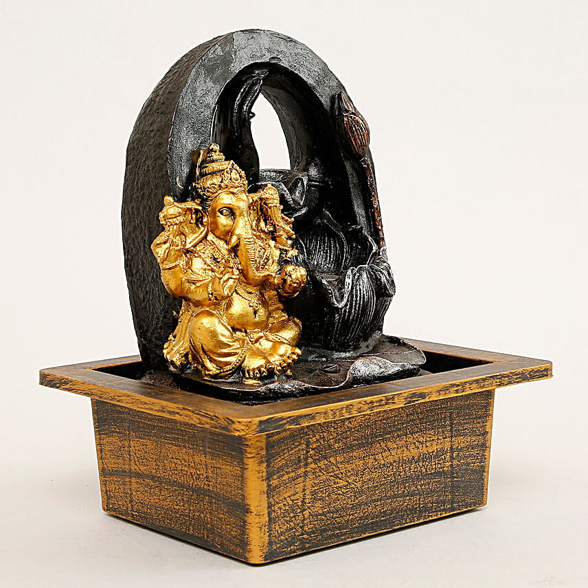 Ganesha Fountain Golden