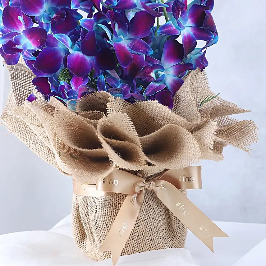 Ganesha Good Omen Rakhi N Magical Orchids Vase