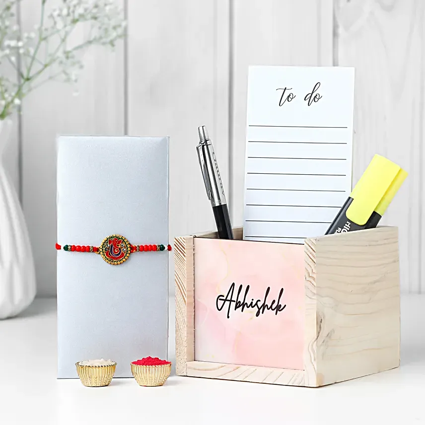 Ganesha Rakhi N Table Organiser