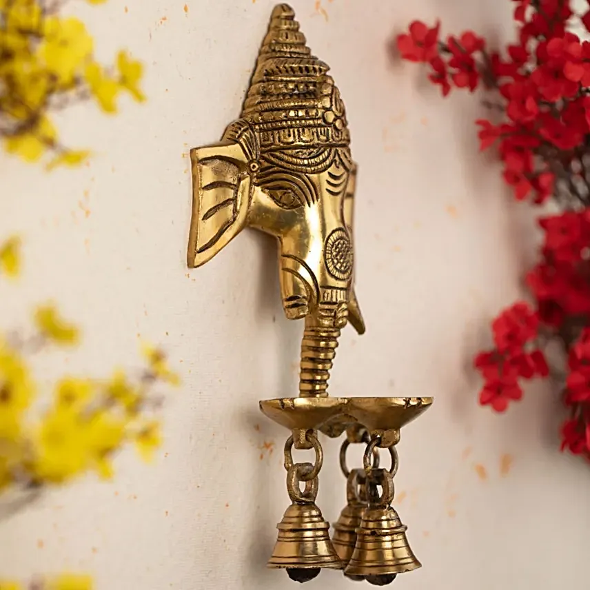 Ganesha Wall Hanging Diya