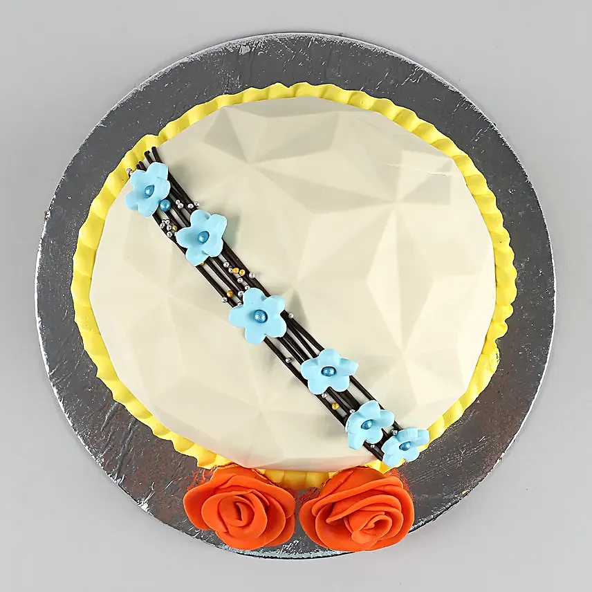 Gems Filled Floral Pinata Cake 1 Kg