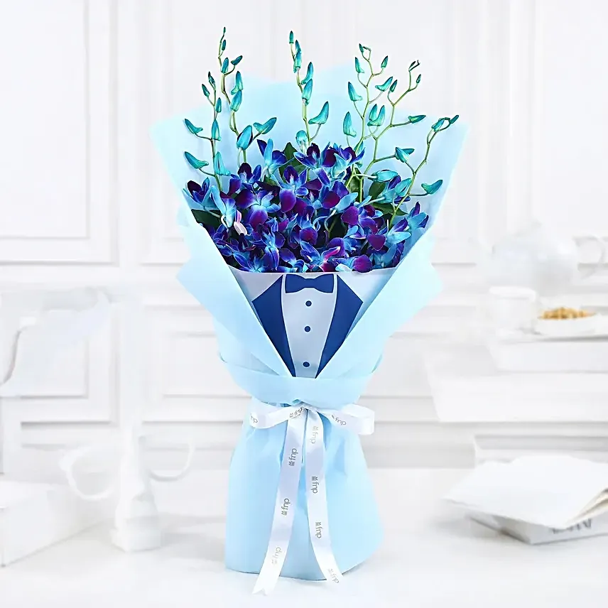 Gentlemans Delight Orchid Bouquet