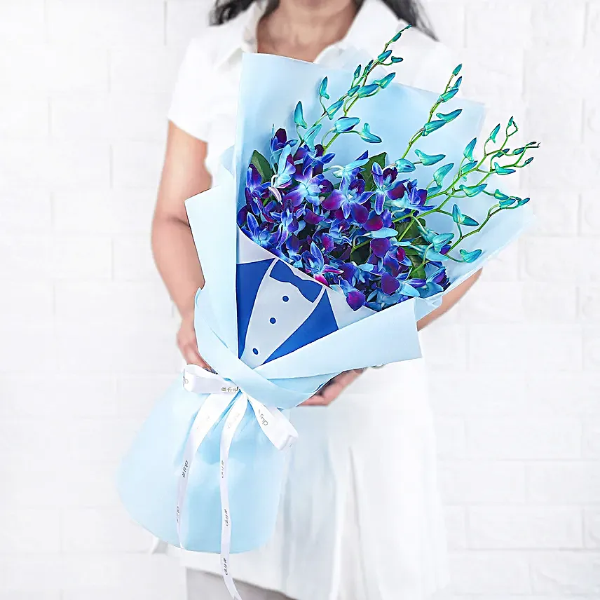 Gentlemans Delight Orchid Bouquet