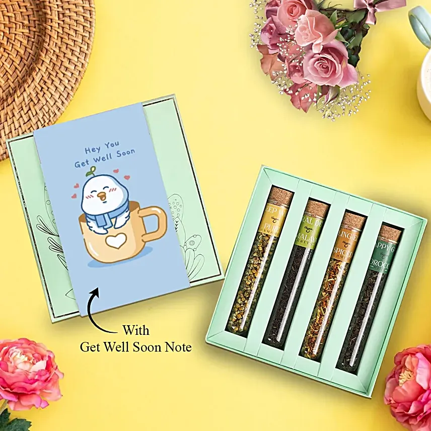 Get Well Soon Exotic Tea Gift