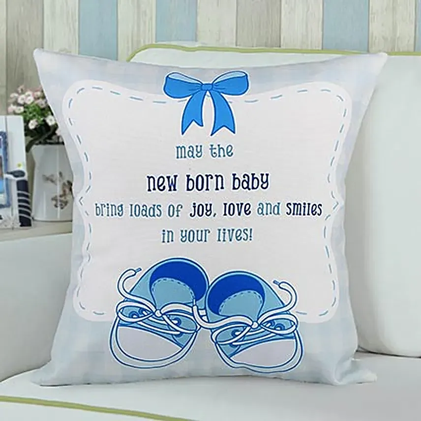 New Born Personalised Cushion