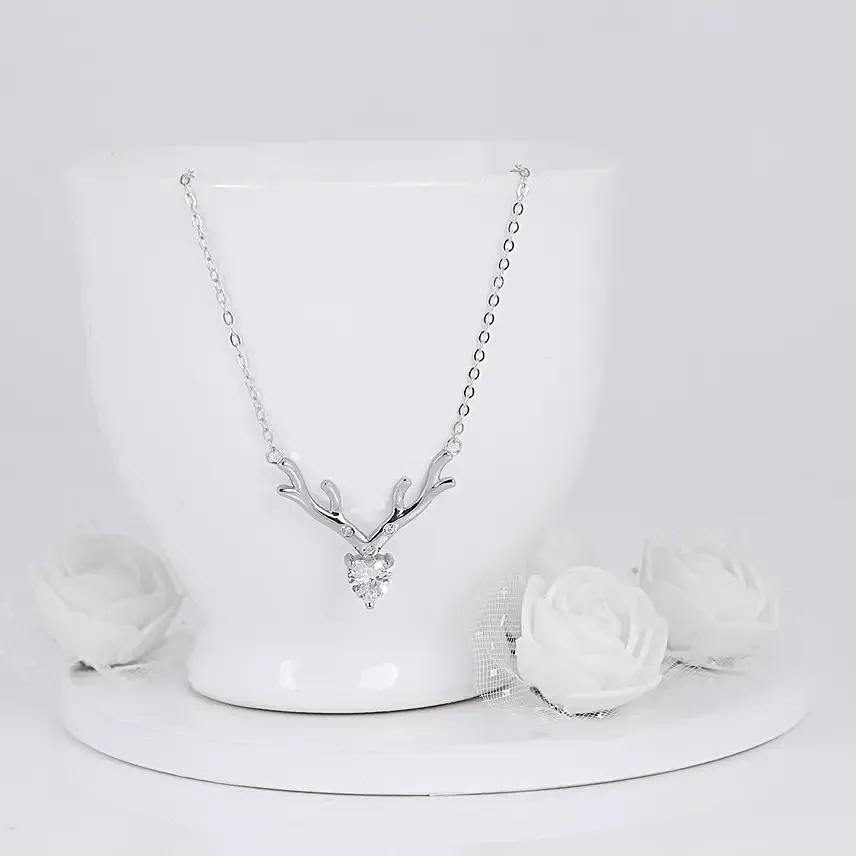 Giva Anushka Sharma Deer Heart Love Necklace