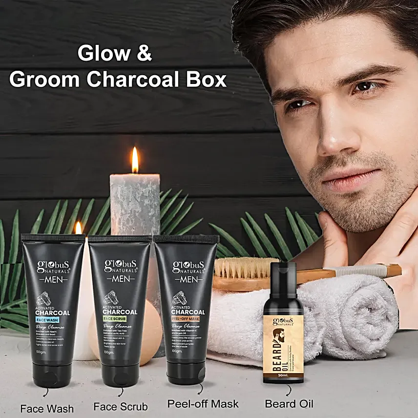 Glow N Groom Charcoal Box For Him