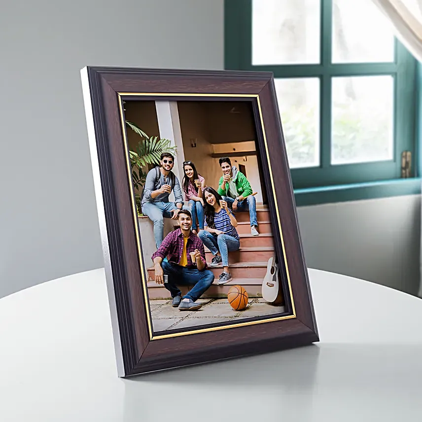 wooden style photo frame