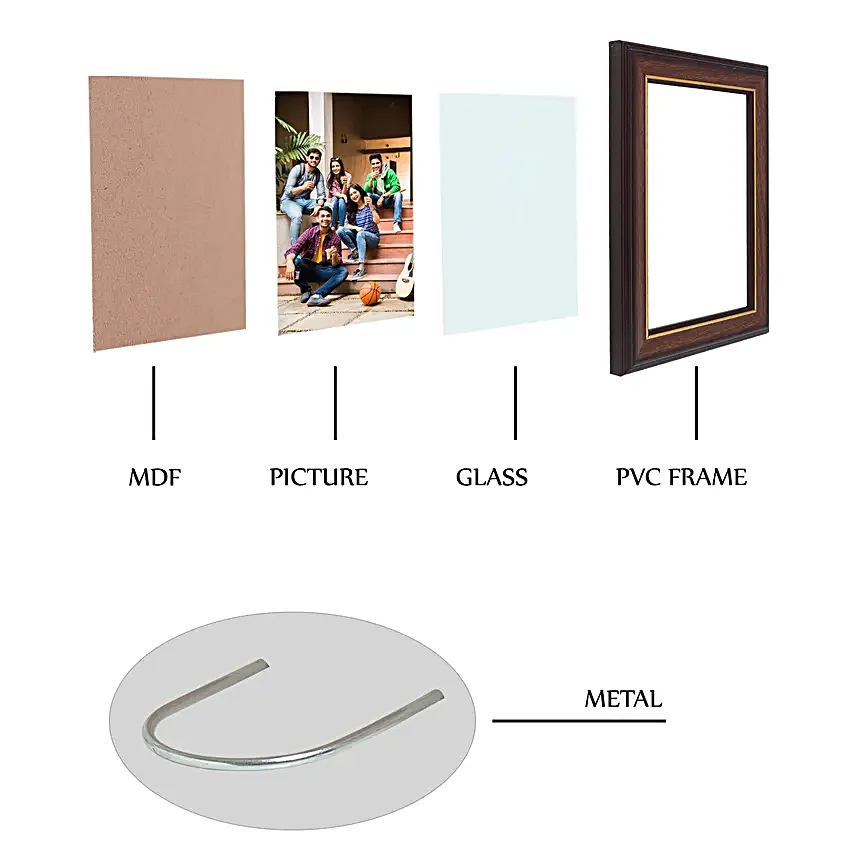 wooden style photo frame