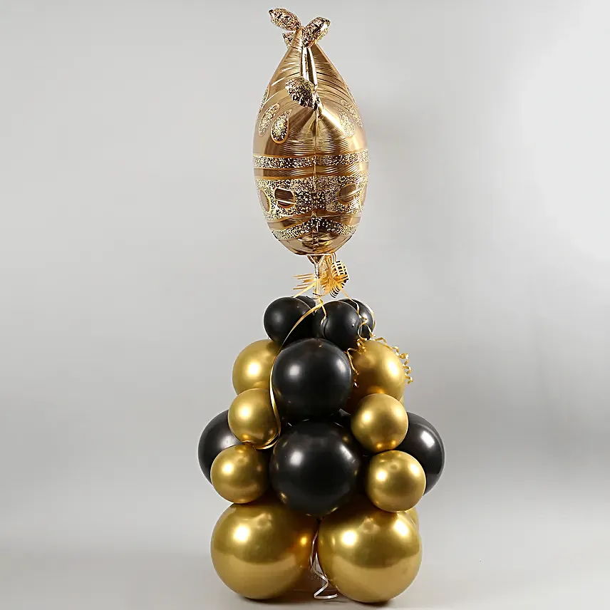 Golden Crown Balloon Bouquet