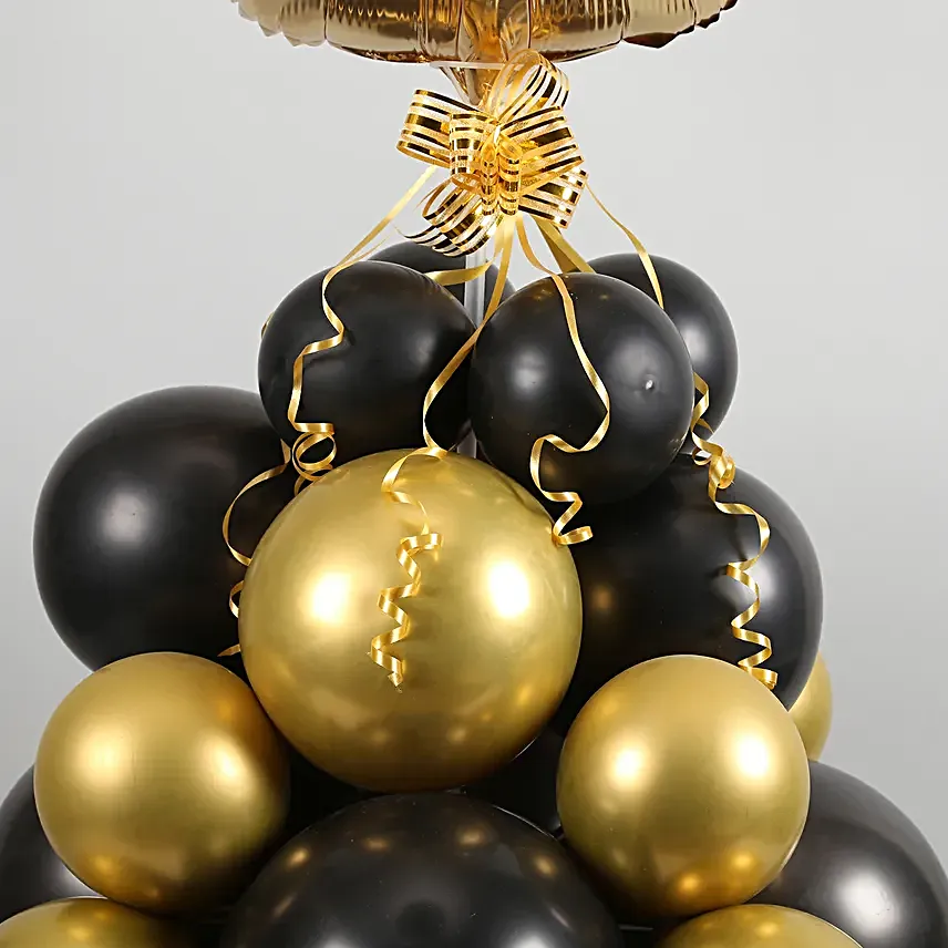 Golden Crown Balloon Bouquet