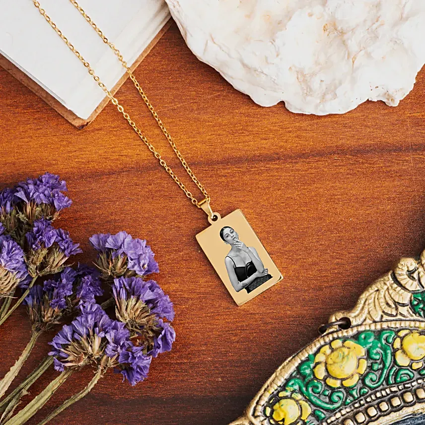 Golden Memories Personalised Pendant