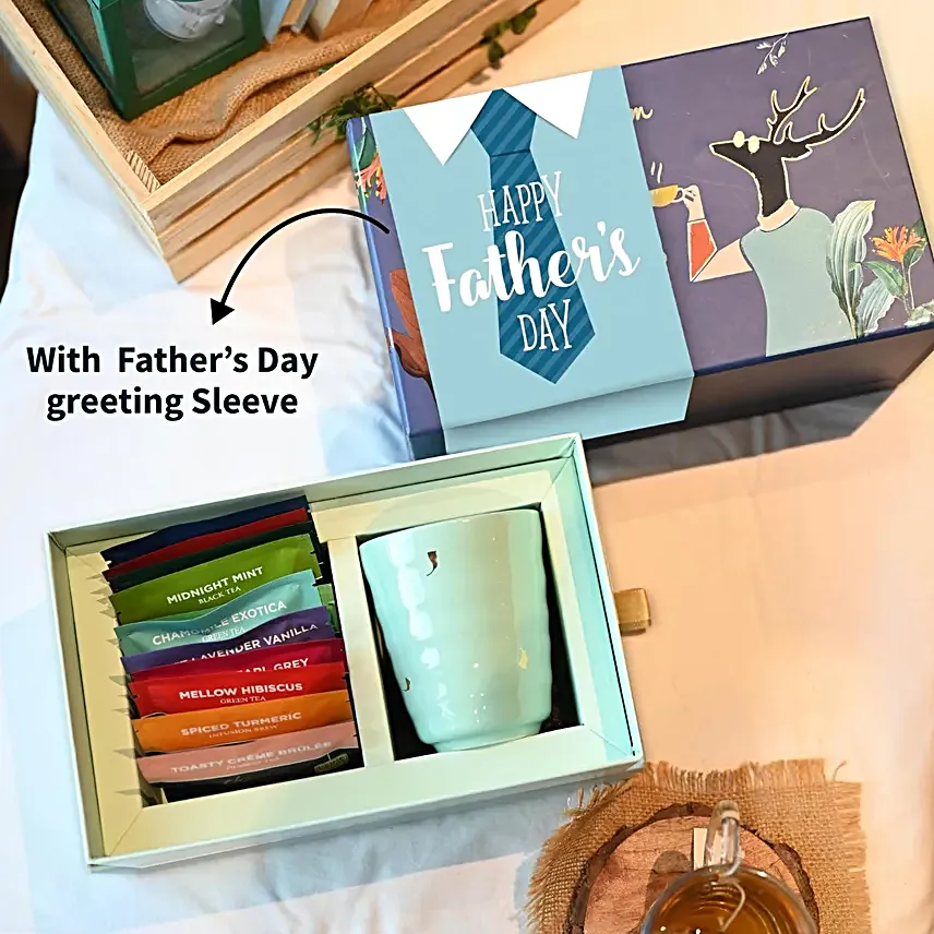 Golden Moments Tea Set For Dad