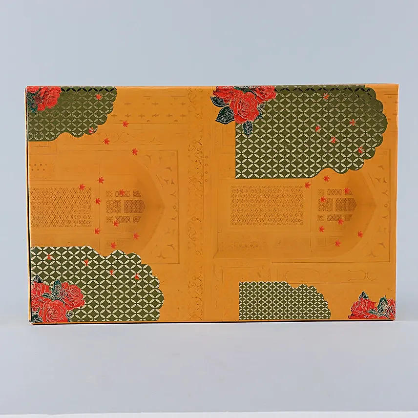 Golden Orange Dry Fruits Box