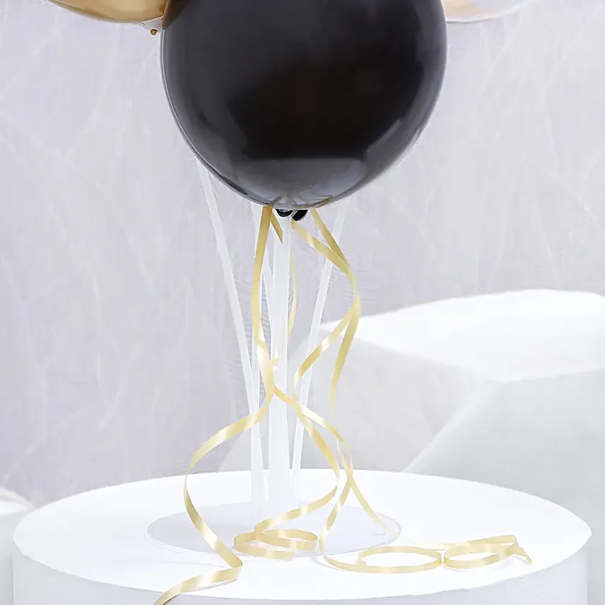 Golden Stardust Balloon Bouquet