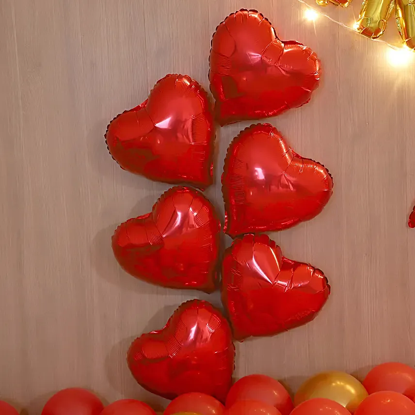 Golden Themed Birthday Magical Balloon Décor
