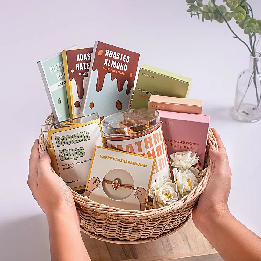 Gourmet Delight Rakhi Hamper