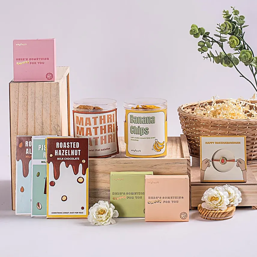 Gourmet Delight Rakhi Hamper